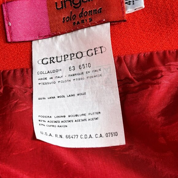 Emanuel Ungaro Vintage skirt Suit Sz Italian 40 US 4 includes jacket & skirt - Picture 4 of 10